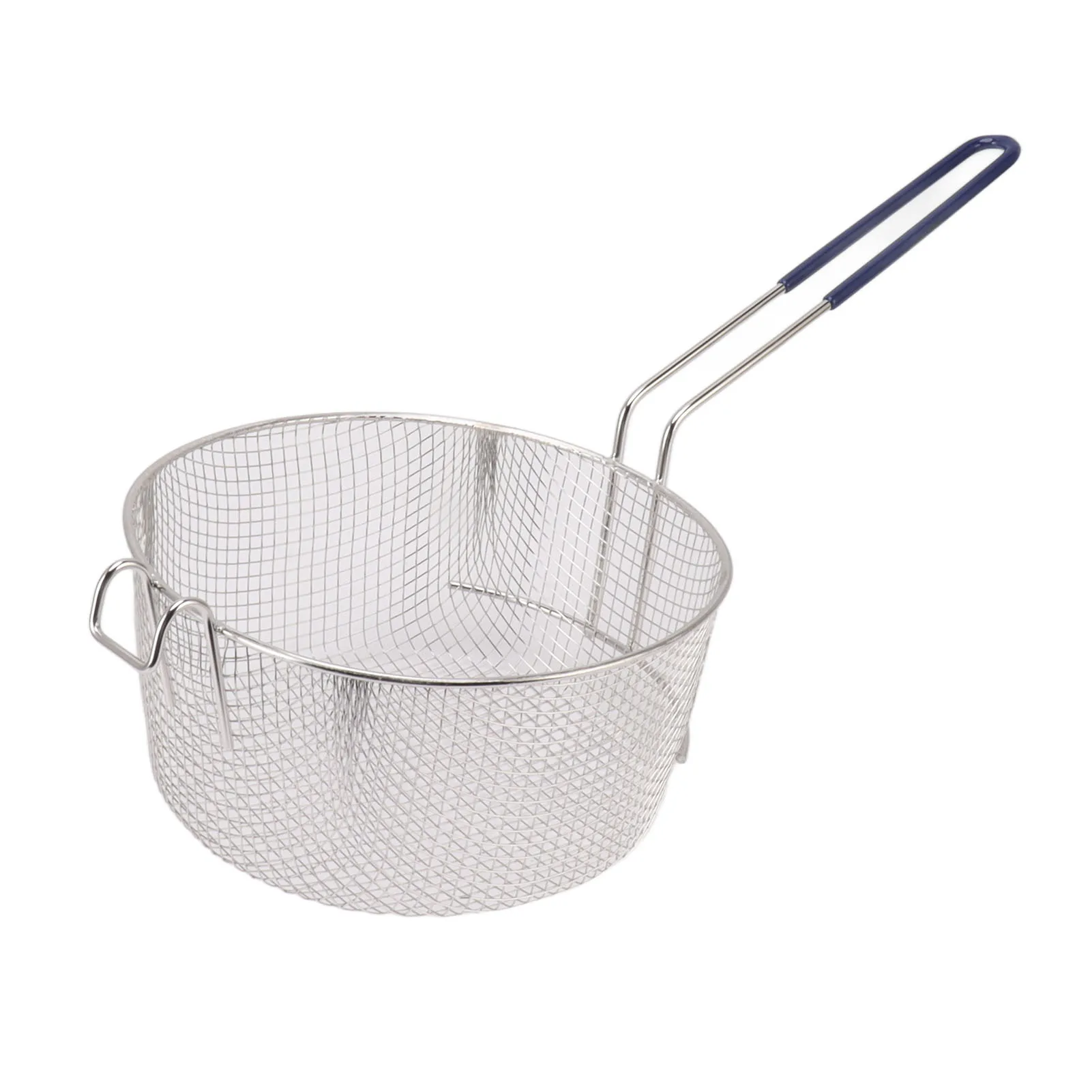 

23cm Frying Basket Stainless Steel Long Handle Reusable Rust Resistant Fry Net for Fish Chicken Nuggets Kitchen Accessories