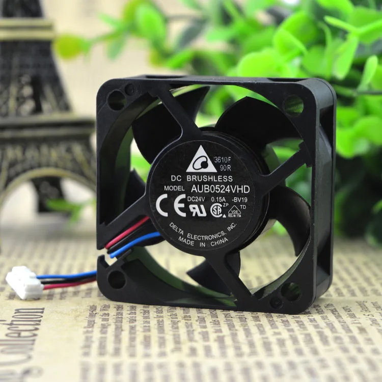 

ORIGINAL 5020 DC24V 0.15A AUB0524VHD 5CM INVERTER COOLING FAN