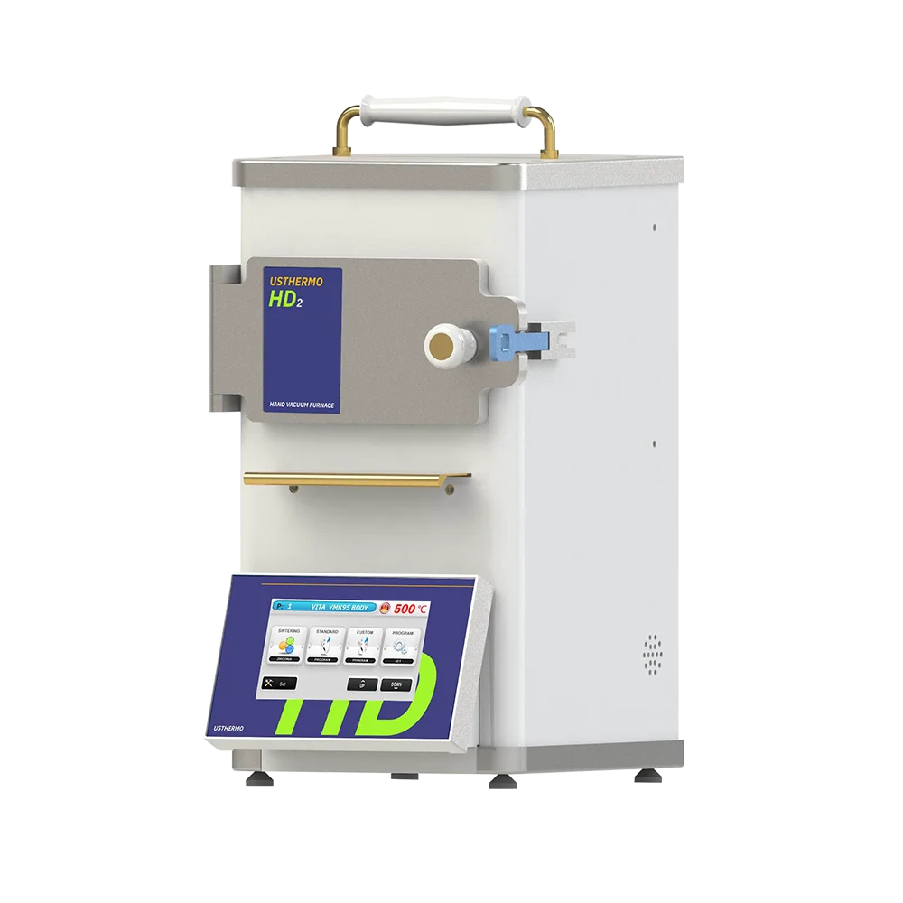 

8-In-1 Dental Portable Vacuum Porcelain Furnace for Glass Ceramic Mini Crystallization Glazing Oven