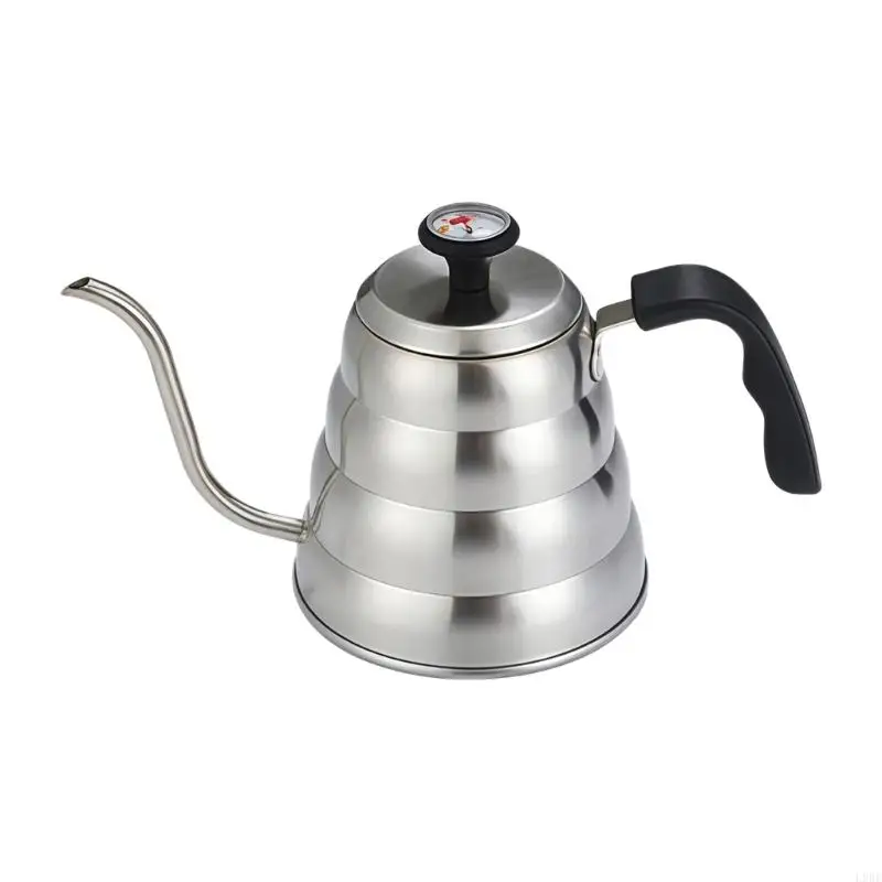 L9BE Strengthened 1L Metal coffeemaker With Continuous Temperature Monitoring System