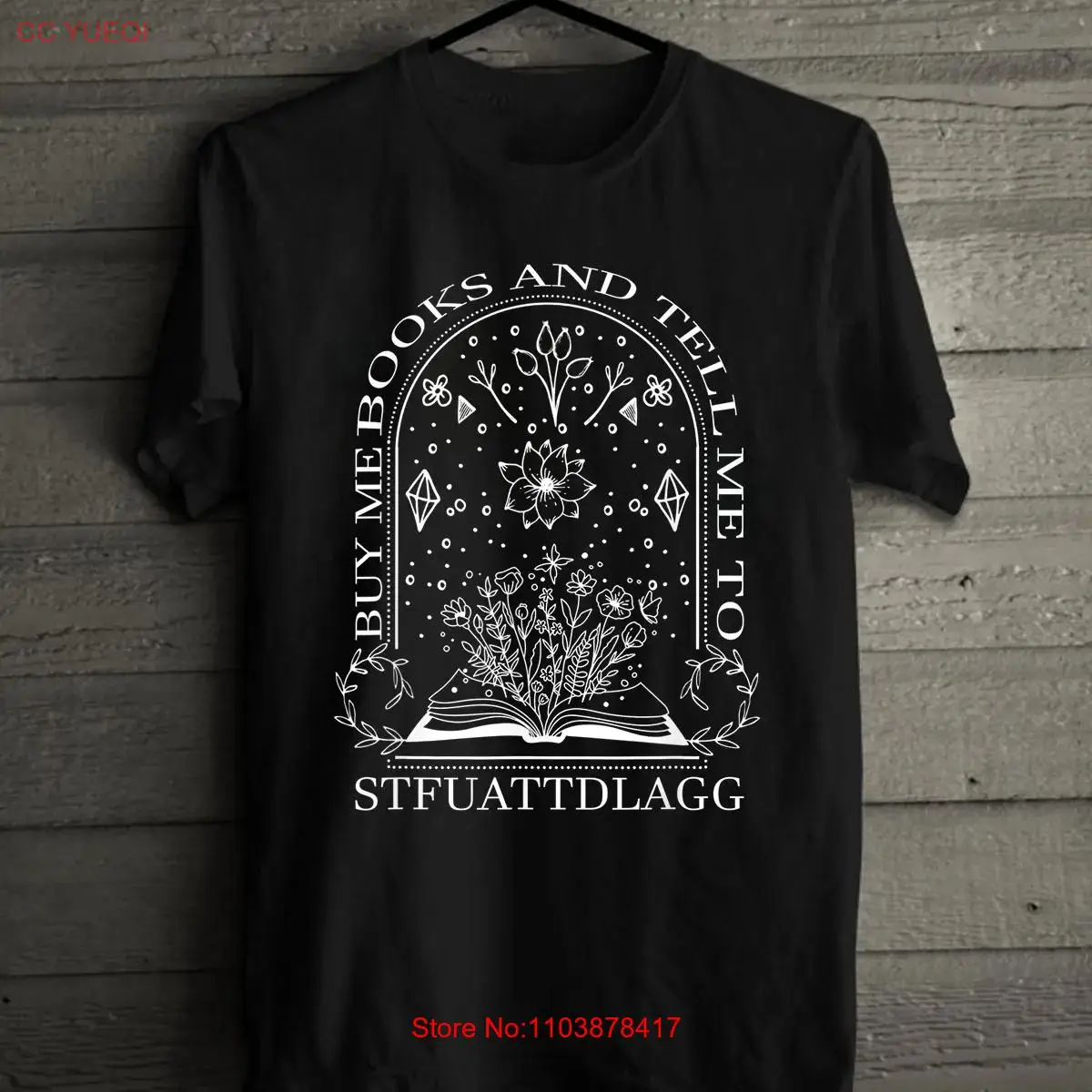 Купите книги и скажите мне, чтобы STFUATTDLAGG, подарок для футболки-ридера книг