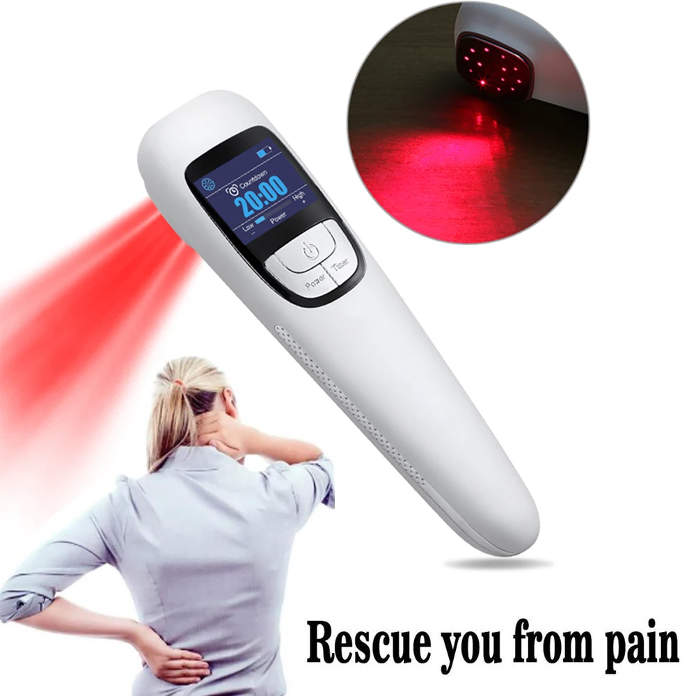 Cold Laser LLLT 808nm Diode Laser Treatment Osteoarthritis and Neuropathy Pain Relief Arthritic Pain Reliever