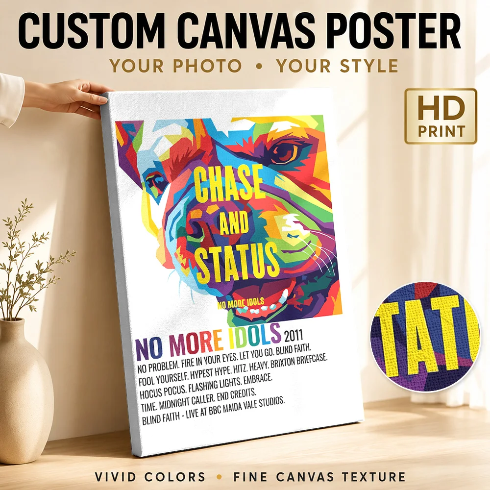 Blood Sugar Sex Magik Album Art Canvas Print Poster Customized Photo Retro Music Wall Art for Studio Decor Gift for Collectors