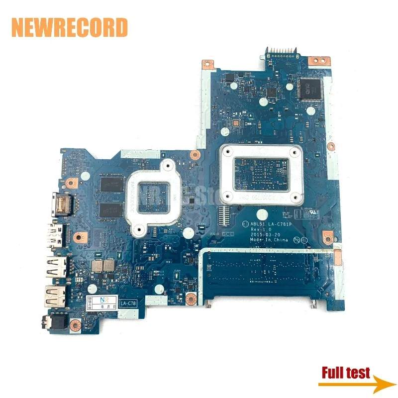 For HP 15-AF Laptop Motherboard 813971-501 813971-001 ABL51 LA-C781P E1-2500 E2-6110 A6-5200 A8-7410 CPU R5 M330 813971-001