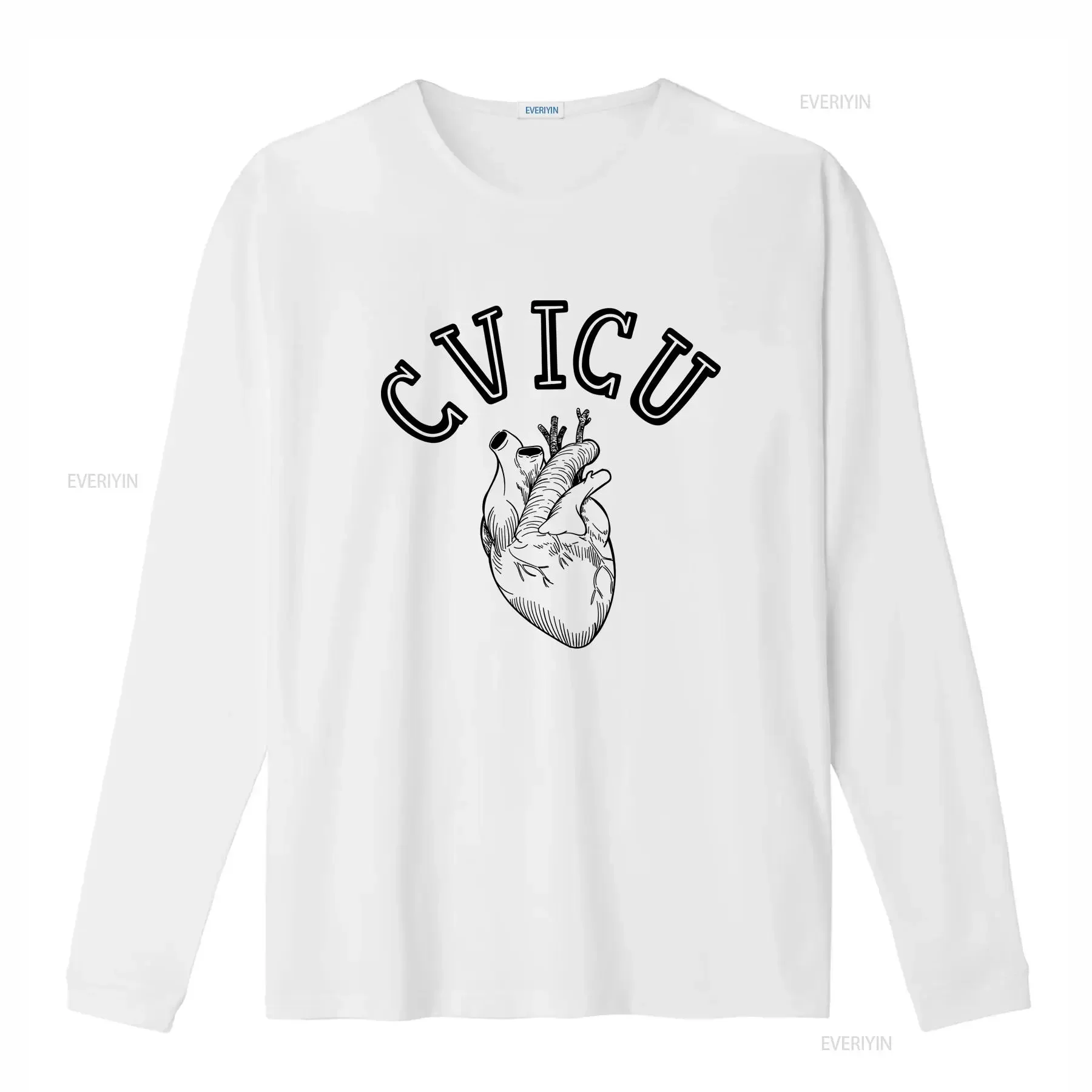 CVICU T Shirt Cardiovascular Intensive Care Unit Nurse Nursing Grad vintage Washed homme designer clothes Comfortable