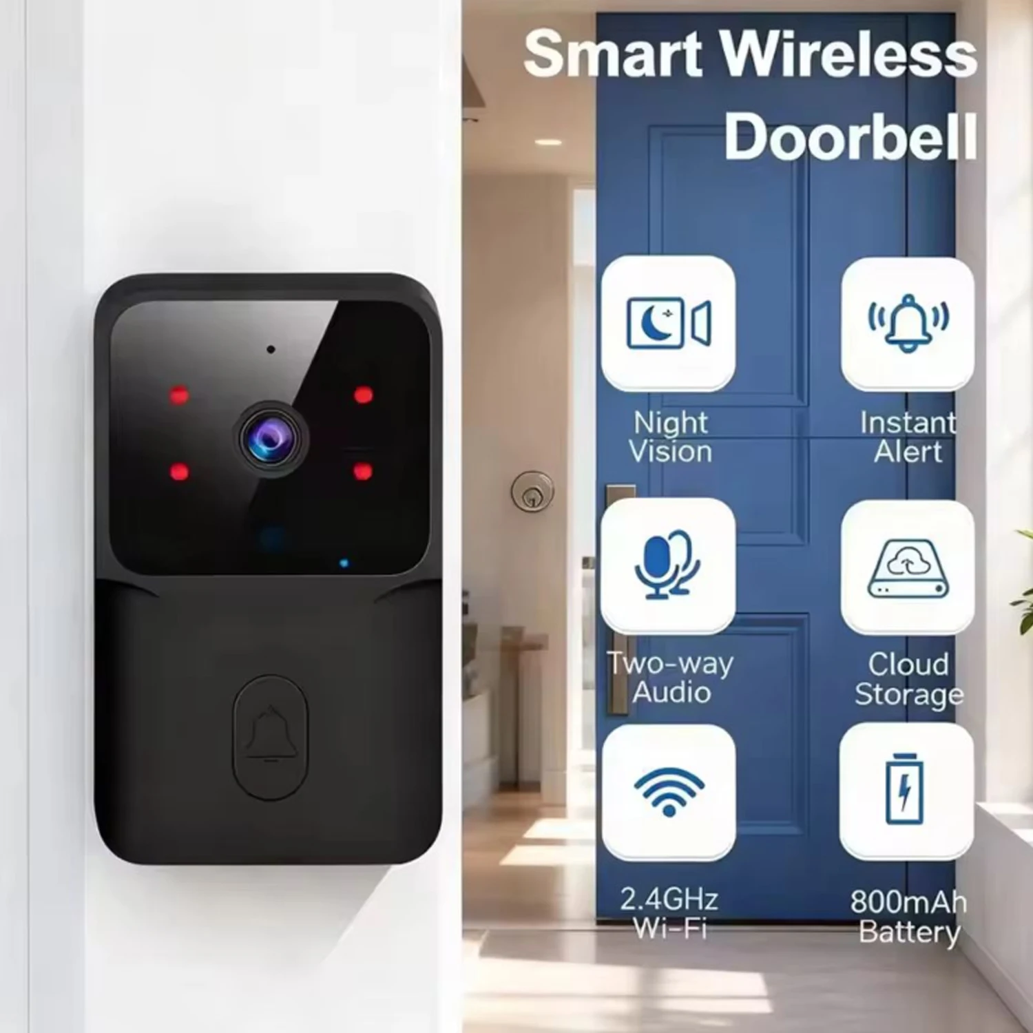 campainha-de-video-wifi-2026-1080p-tuya-smart-interfone-sem-fio-externo-camera-sem-fio-a-prova-d'Agua-com-funcao-de-campainha