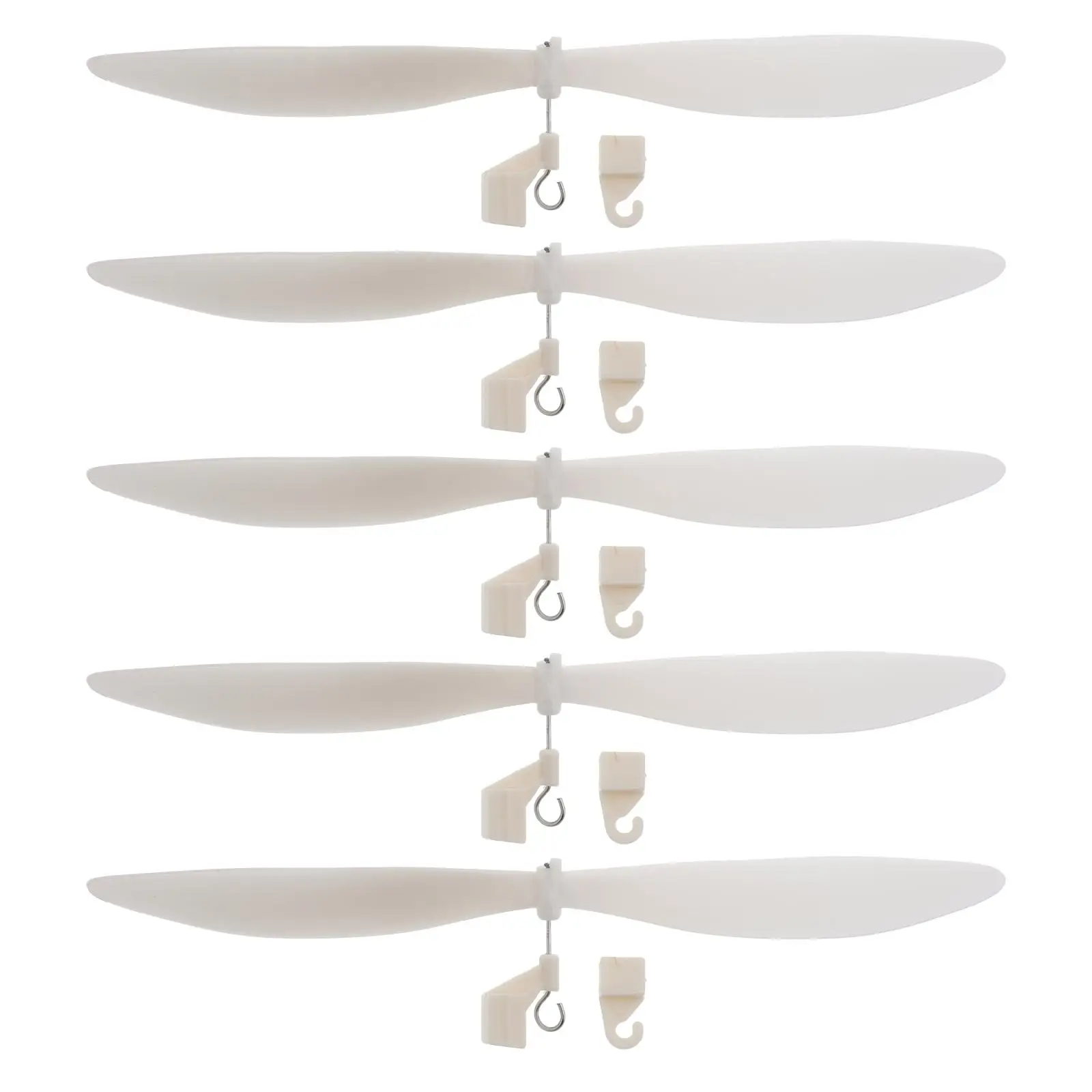 

5 Pcs Plane Helicopter Blade Stem Toy Plastic Mini Rc Electric Plane Carbon Parts Aircraft Electric Kid Fiber Part