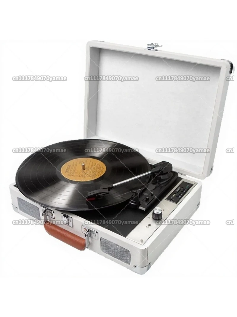 Vintage Style Vinyl Record Player Turntable Phonograph for Living Room Decor Retro Home Stereo