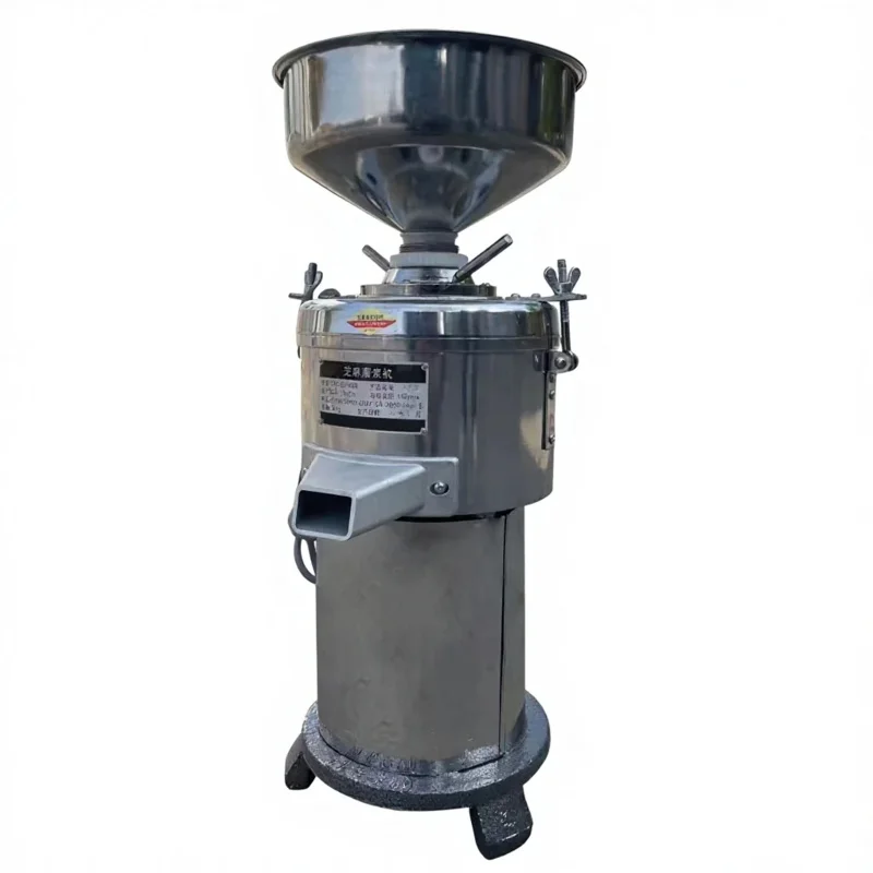 

Machine Operated Maker Vertical Commercial Sesame Colloid For Industrial At Nut Grinding Pistachio Peanut Butter Grinder