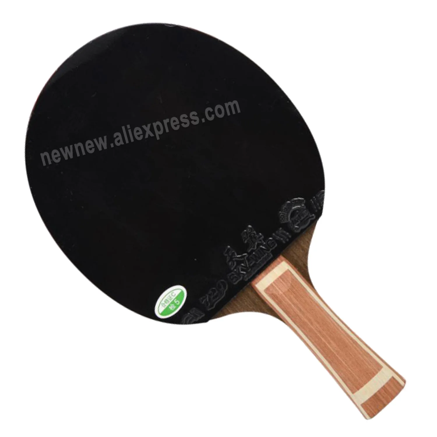 729 2060# Pips-In Table Tennis Ping Pong Racket + a Paddle Bag Shakehand long handle FL