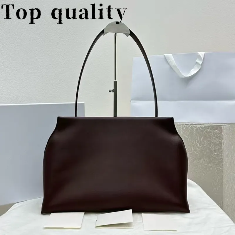 Women's minimalist tote bag women's genuine leather commuting large capacity shoulder bag women's tote bag handbag