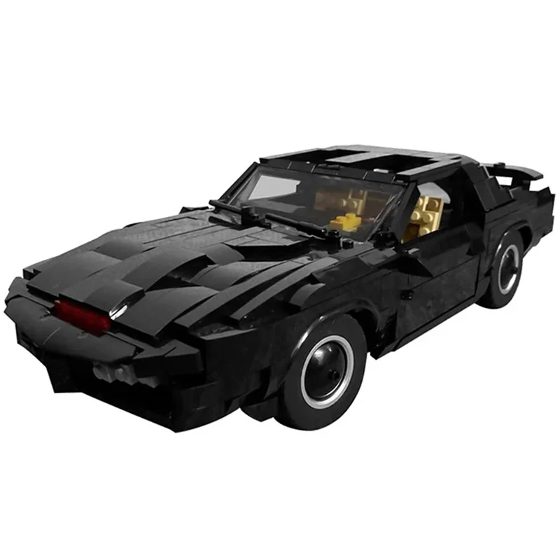 

MOC Technical KITT-Knighted Ridered Super Racing Car model building block Speed Champions Sports vehicle Assemble Brick Toy Gift