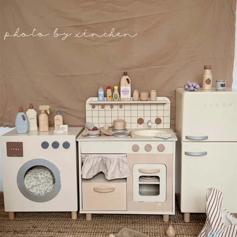Children Ins Play House Kitchen Toys Baby Simulation Girl Cooking Toys
