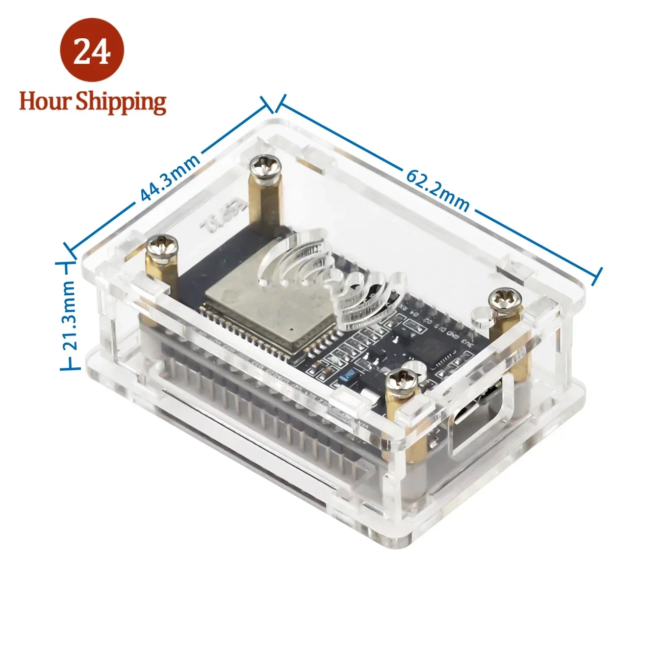 NodeMcu Lua 2102 340G ESP-32 iot Development Board Transparent acrylic protective shell