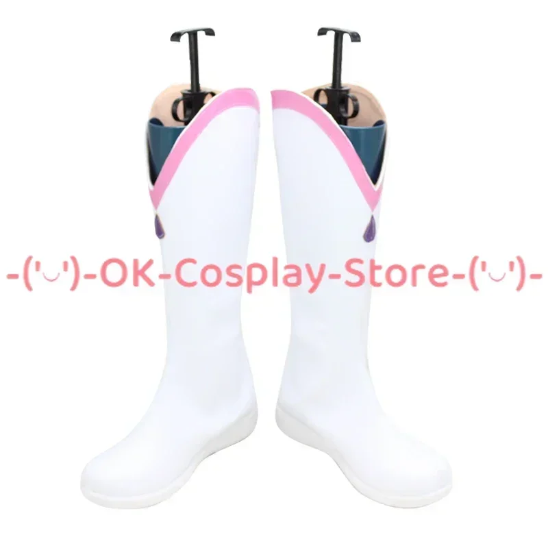 [맞춤형] 루비 쿠로사와 코스프레 신발 러브라이브 선샤인 아쿠아르 애니메이션 롤플레잉 소품 할로윈 카니발 파티 PU 가죽 부츠