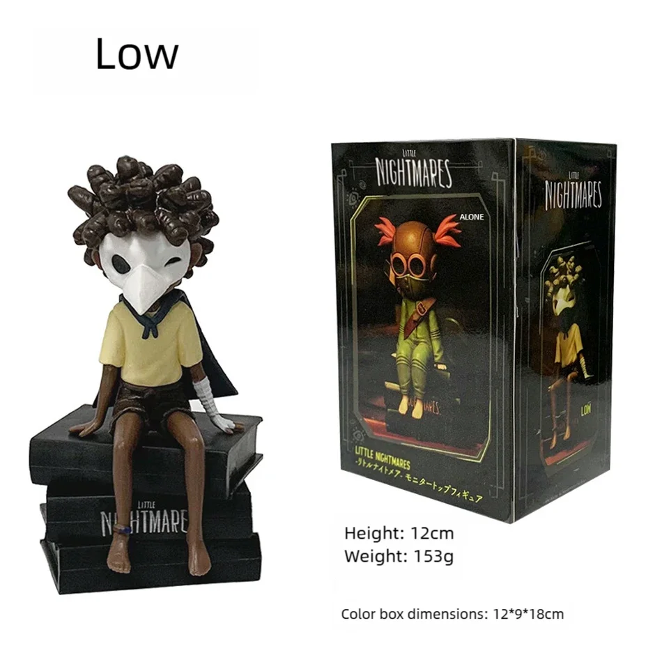Heiß begehrte GK Little Nightmares Anime-Figur: Six Figure Mono Actionfigur, Anime-Spiel PVC-Actionfigur, Sammlermodell-Puppe – Detail 9