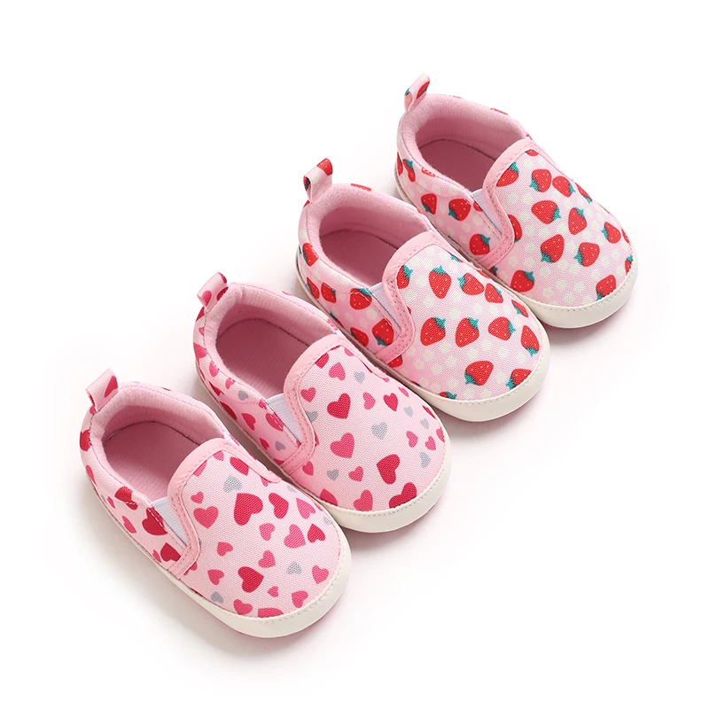 Spring and autumn baby walking shoes, floral cloth shoes suitable for ages 3-13 months