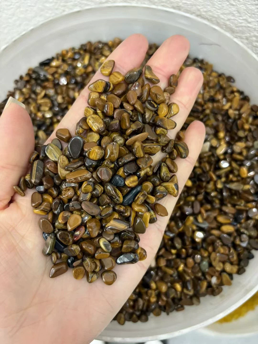 1000g Natural Tiger's eye Stone Crystals Gemstone Specimen for Jewelry Making Raw Rock Crystal for Collection