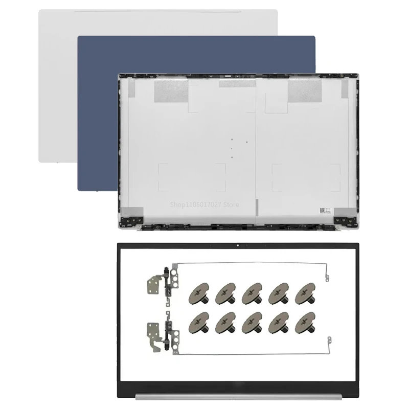 Novo caso do portátil para hp pavilion 15-eg 15-eh 15z-eh TPN-Q245 TPN-Q246 tela capa traseira topcase moldura frontal quadro habitação dobradiças
