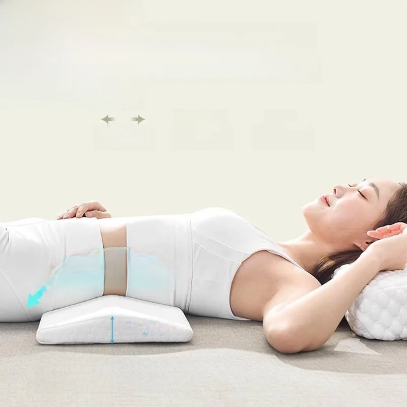 Sleeping Waist Pillow Memory Foam Back Support for Pregnant Women Bedtime Relief of Lumbar Muscle Strain  Waist Cu...