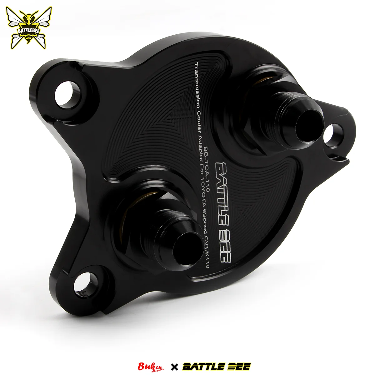 New High Quality Aluminum Alloy Gearbox Transmission Cooler Radiator Adapter Base Plate for Vios Ncp151 6Speed CVT  BB-TCA-110