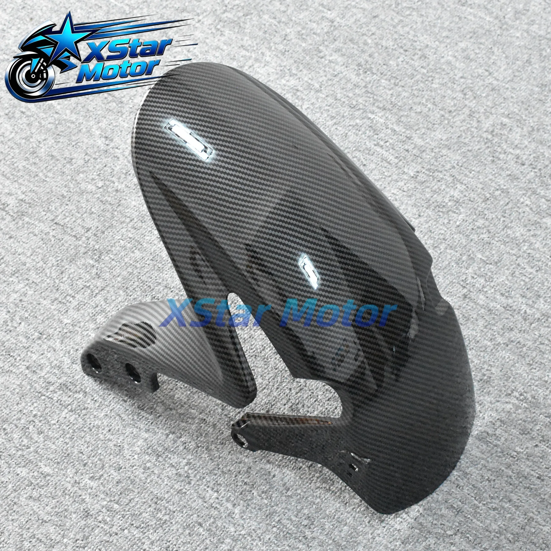 for Sport Motor Motorcycle Fairing Body Kit - Front Tire Fender Hugger Fairing Carbon Fiber Color For Honda CBR600RR F5 2007-201