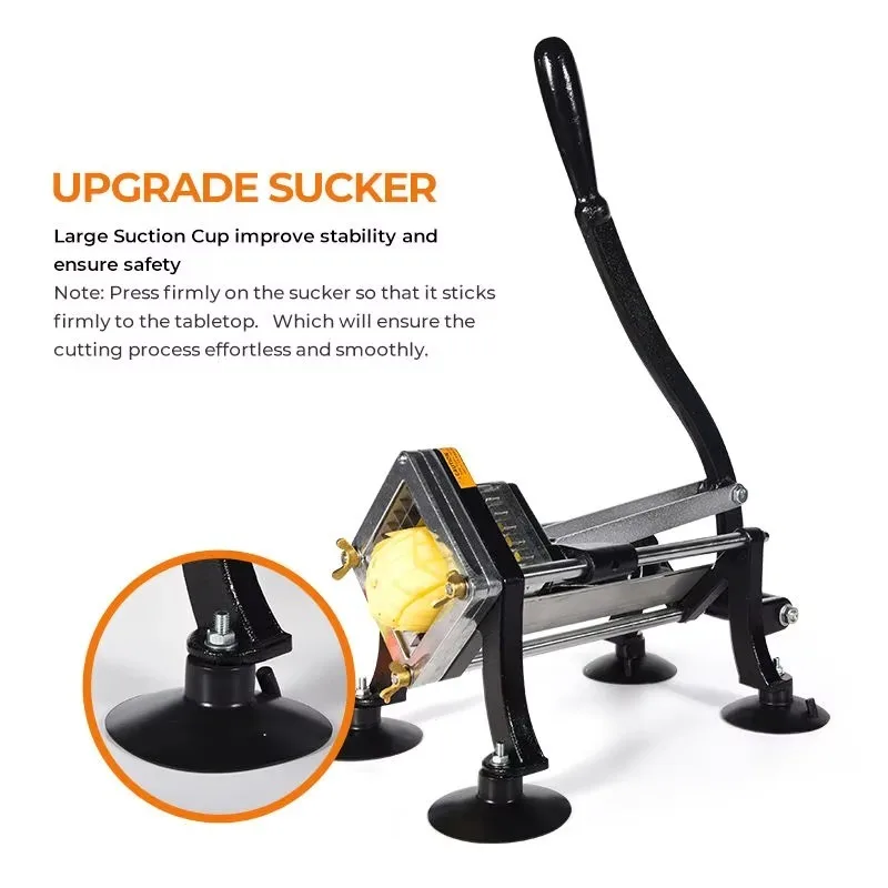 Kitchen Chopper French Fry Cutter Hot Selling Manual Vegetable Cutter for Potato Chips French Fries Fresh Vegetables