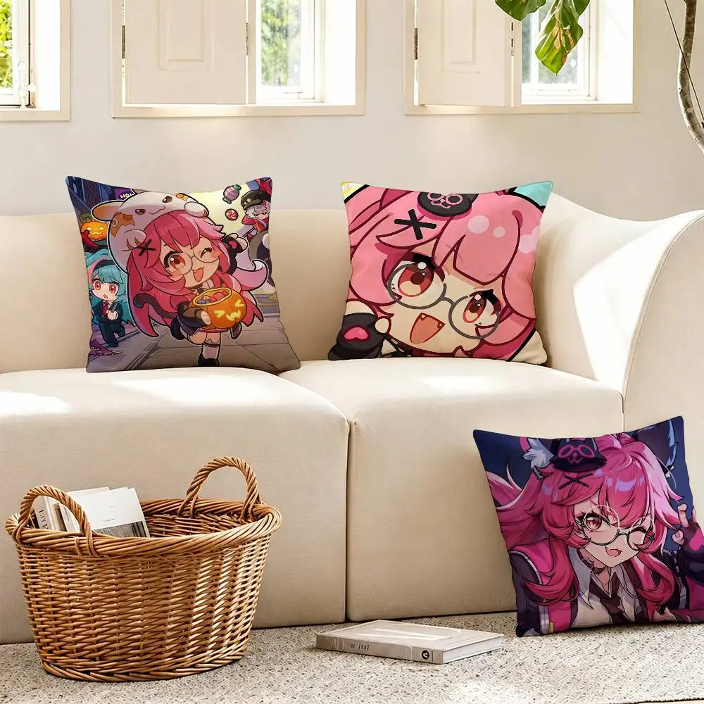 NTE Neverness to Everness Nanally Printing Pillowcases Cushion Cover Pillow Covers Home Decoration Square Multi-Size