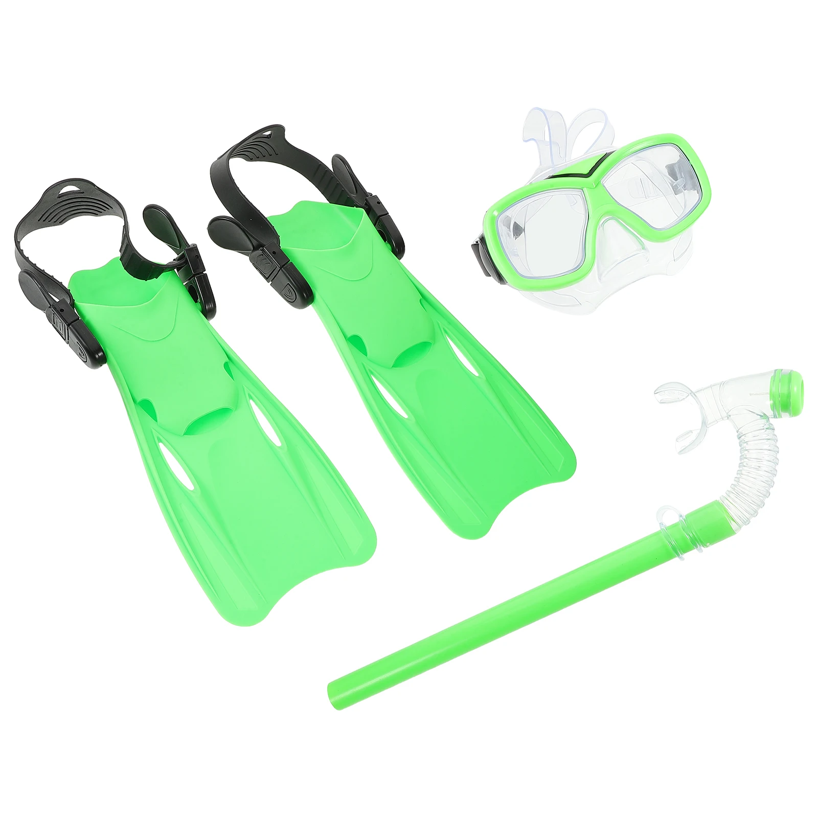 

1Set Snorkeling Gear Adult Clear Underwater View Diving Mask Anti Leak Snorkel Lightweight Swim Flippers Diving Swimming