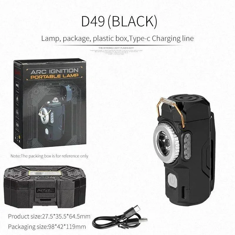 Outdoor Multifunctional Outdoor Night Fishing with Multiple Gear Adjustment Lighting, Flashlight, Emergency Light