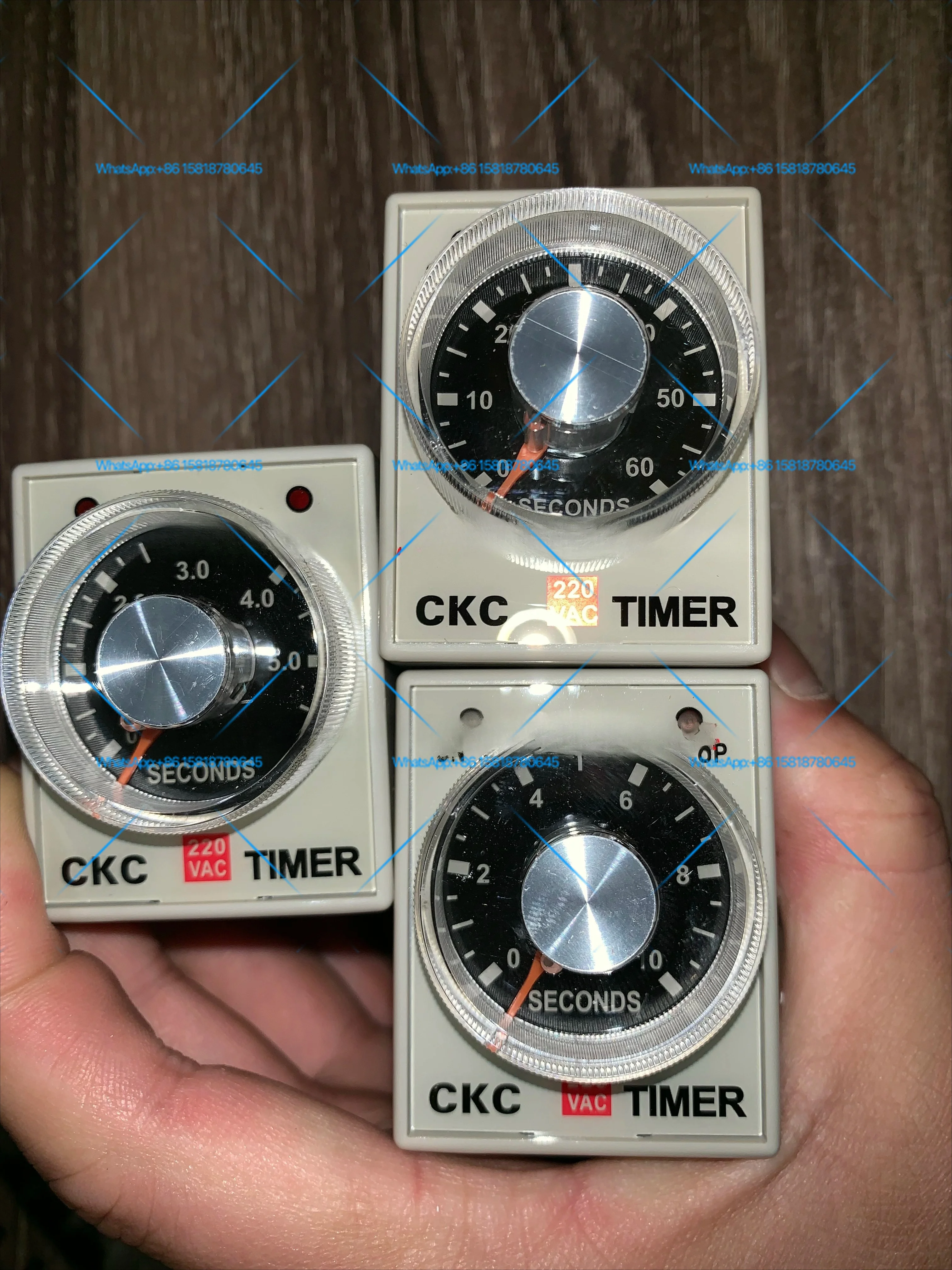 producto   CKC Taiwan  AH3-2 time relay 220V 10s 1 3 6 10 30 60 3 6 10   second  minutes