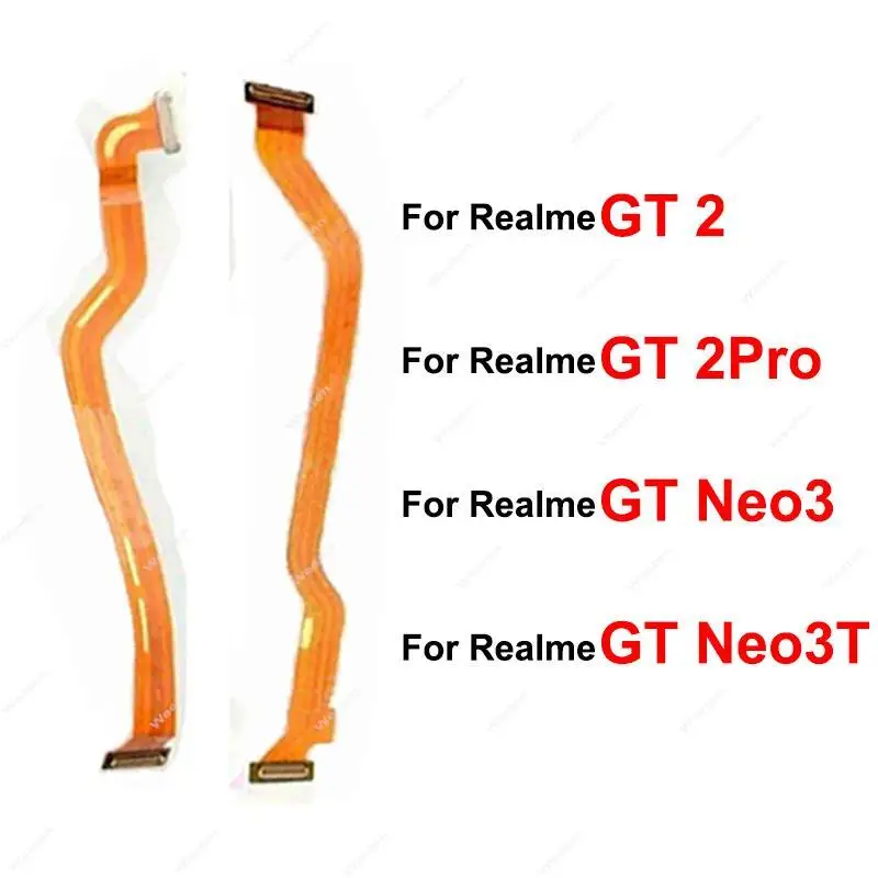 For Realme GT 2 Pro GT Neo 3 3T LCD Display Motherboard Flex Cable Mainboard LCD Screen Connector Flex Ribbon Parts