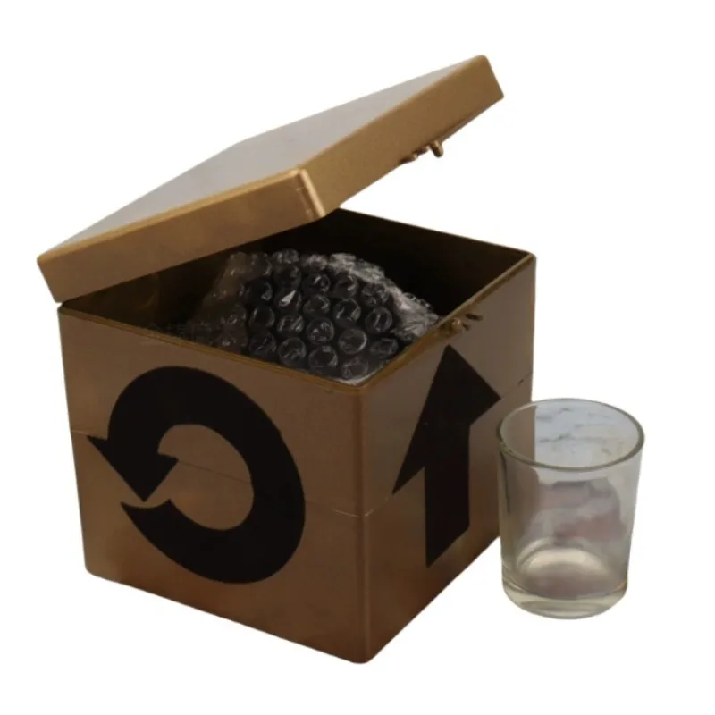 

Винтажная волшебная чашка, неразливающееся стекло для воды, сценические исполнители, легкий реквизит для фокусов для вечеринок, магии, фокусников, развлечений