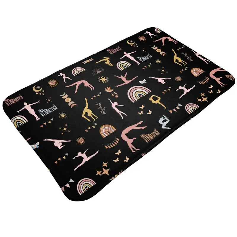 Custom Dance Rhythmic Gymnastics Front Door Floor Entrance Mat Indoor Kitchen Bath Doormat Garden Carpet Rug