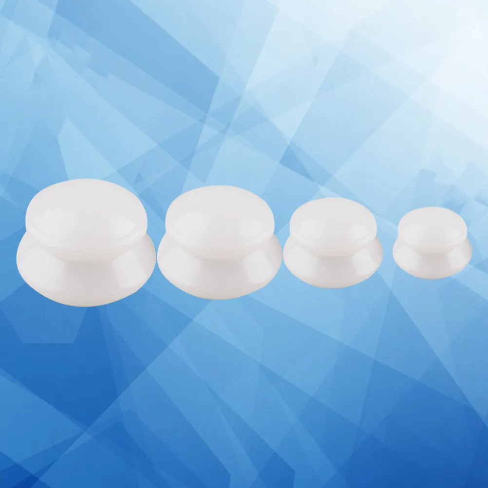 

1Set Cupping Therapy Set Silicone Massage Cups for Back Neck Pain Relief Simple Structure Easy to Accept Massage Cups