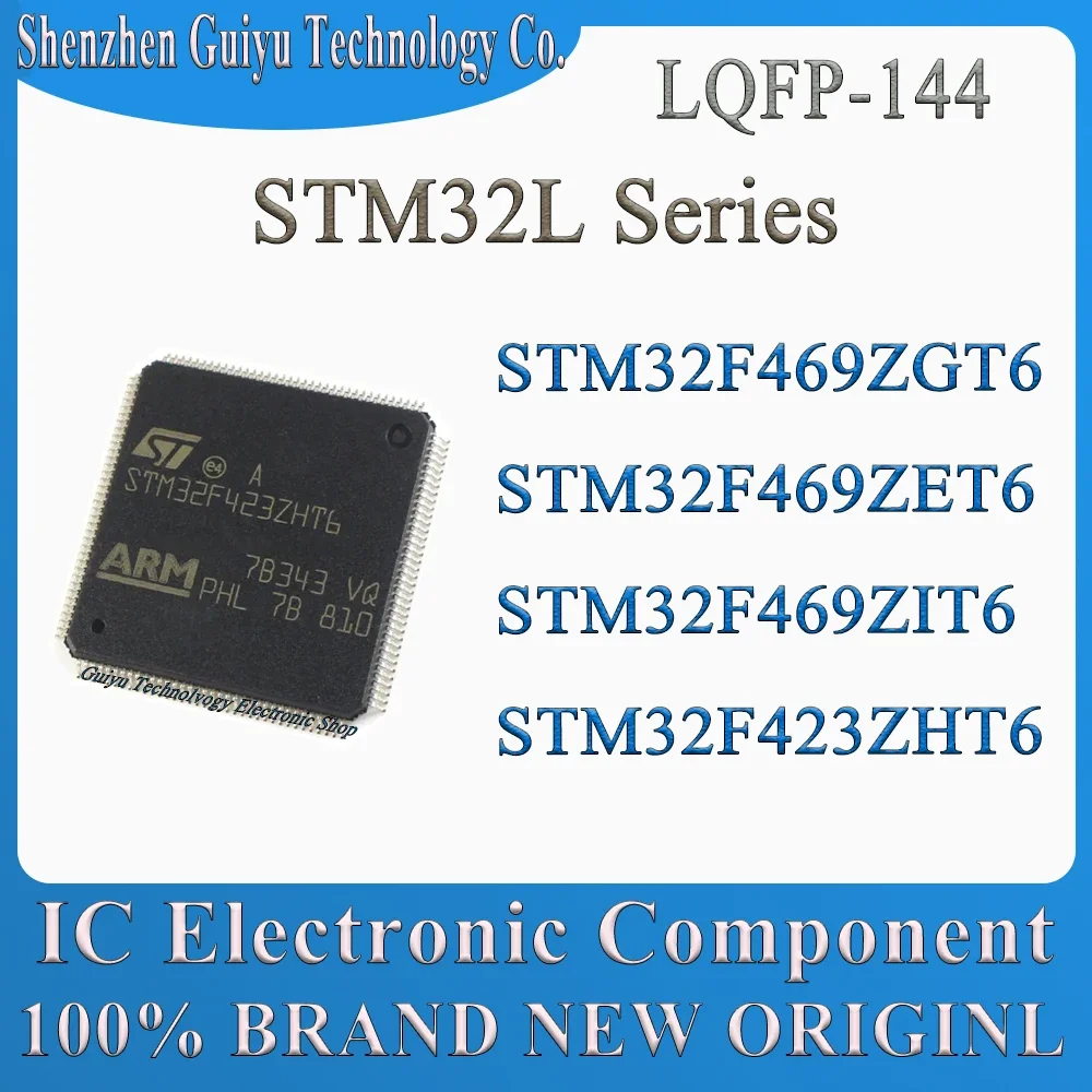 STM32F469ZGT6 STM32F469ZET6 STM32F469ZIT6 STM32F423ZHT6 TM32F469ZG STM32F469Z STM32F469 STM32F423 STM32F STM LQFP144 IC MCU Chip