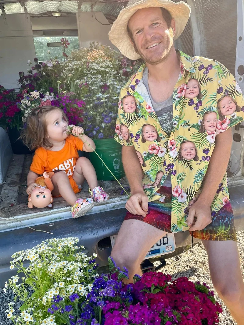 Vintage Hawaiian Bedrukt Shirt Op Maat Gemaakt Paar Strandvakantie Losse En Knappe Strandbroek Strandkleding Voor Mannen