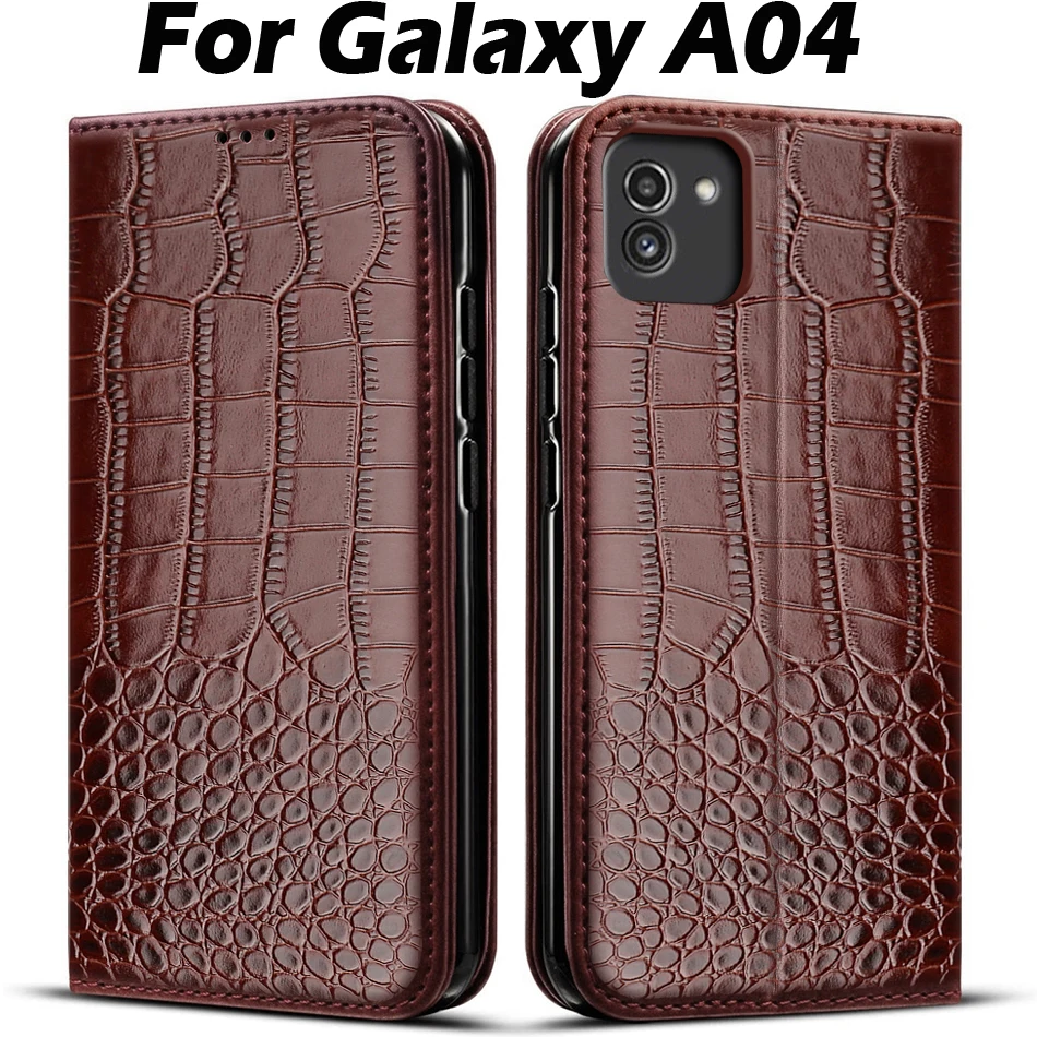 For Samsung Galaxy A04 Case Cover A04 A 04 4G SM-A045F  SM-A045F/DS Flip leather Book Card Holder Coque Samsung A04 case