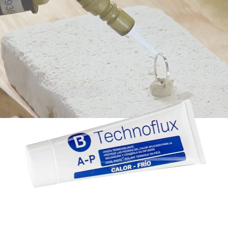 

Термоизоляционная паста Technoflux 120 мл AP для пайки ювелирных изделий, теплоизоляционный состав, термозащитный состав, изолятор для сварки