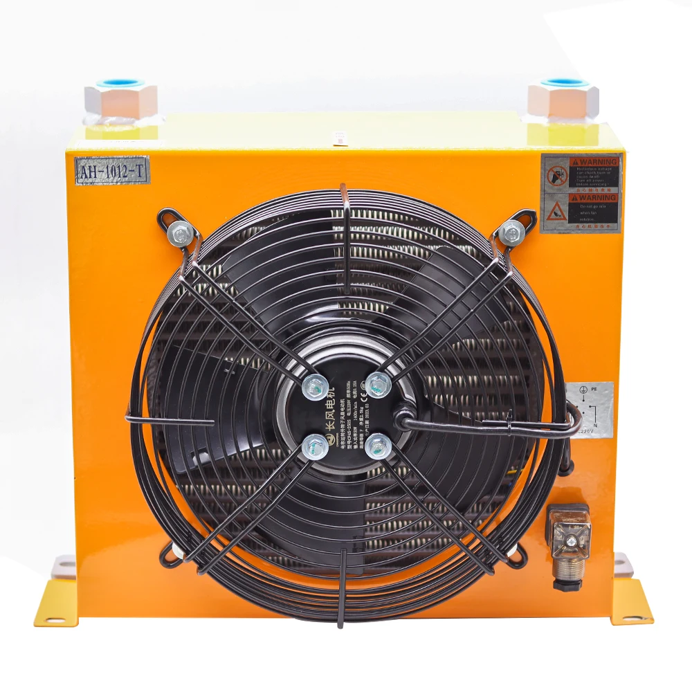 Hydraulischer Luftkühler AH1012T-CA Luftgekühlter Ölkühler DC 12 V/220 V 100 l/min Kraftstofftankkühlung Kühler 1400 U/min