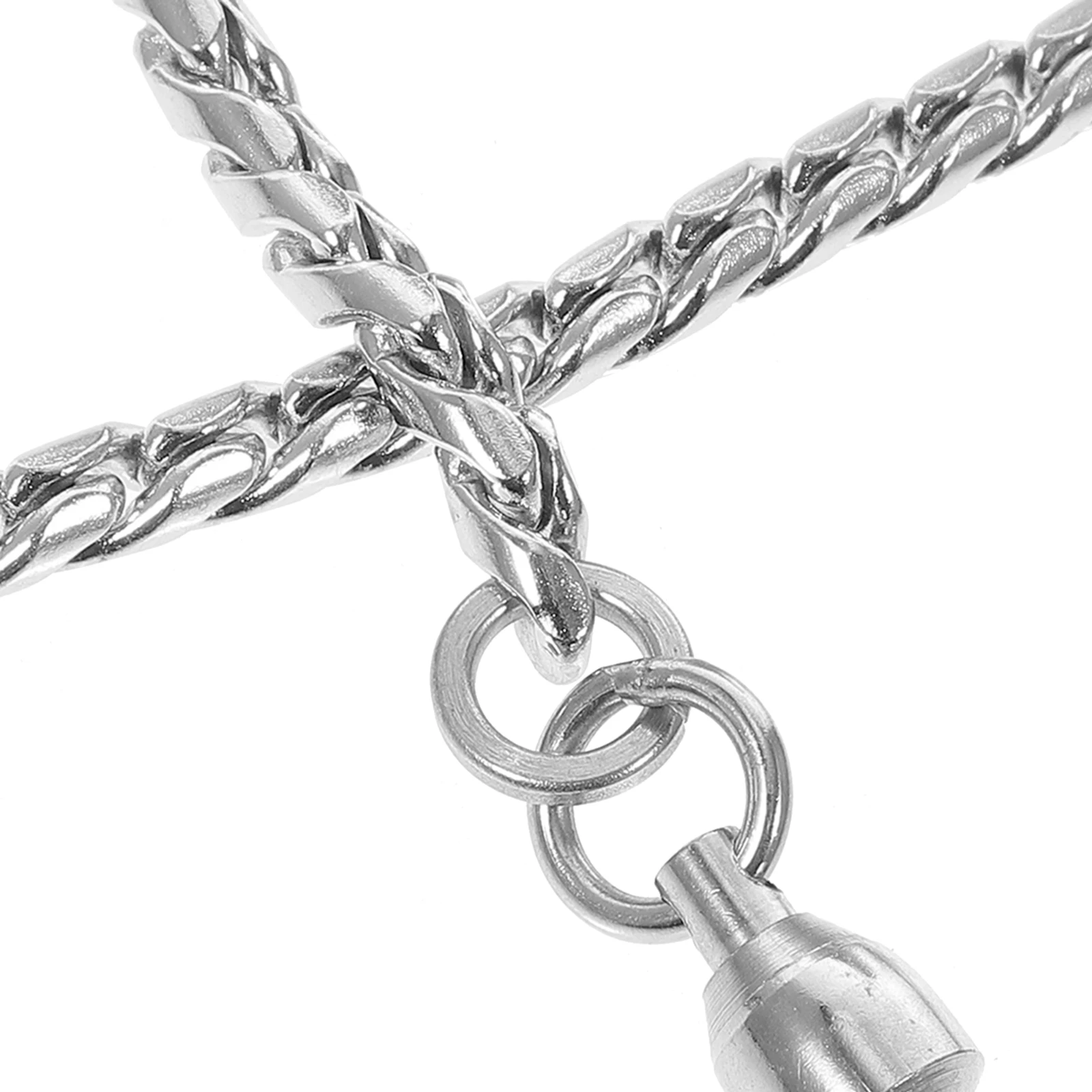 

Stainless Steel Foot Chain Durable Anti-Off Anklet Foot Ring for Birds Prevent Flying Parrot Cockatiels Lovebird Peony
