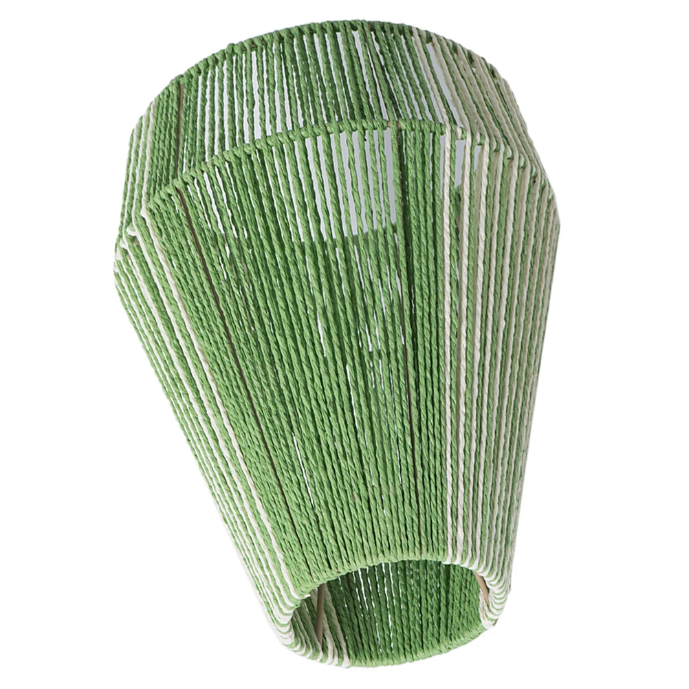 

Bohemian Style Lampshade Woven Paper Rope For Ceiling Chandelier Pendant Light Cover Decorative Indoor Lighting