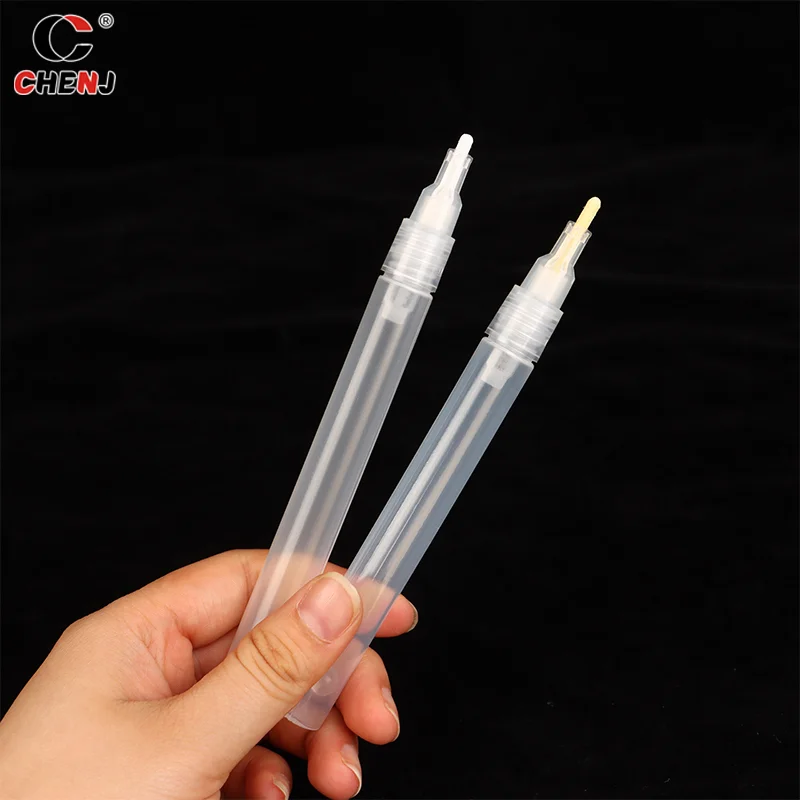 1pcs Refillable Ink Plastic Empty Pen Rod Repeatable Tube For Graffiti Pens Liquid Chalk Marker Paint Pen Accessories