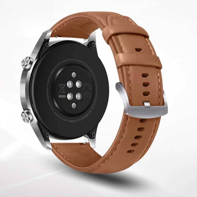 퀵 릴리스 가죽 스트랩 삼성에 적합한 갤럭시 워치 5 4 클래식 46mm 시계 밴드 20mm 22mm SM-R910 R900 SM-R925