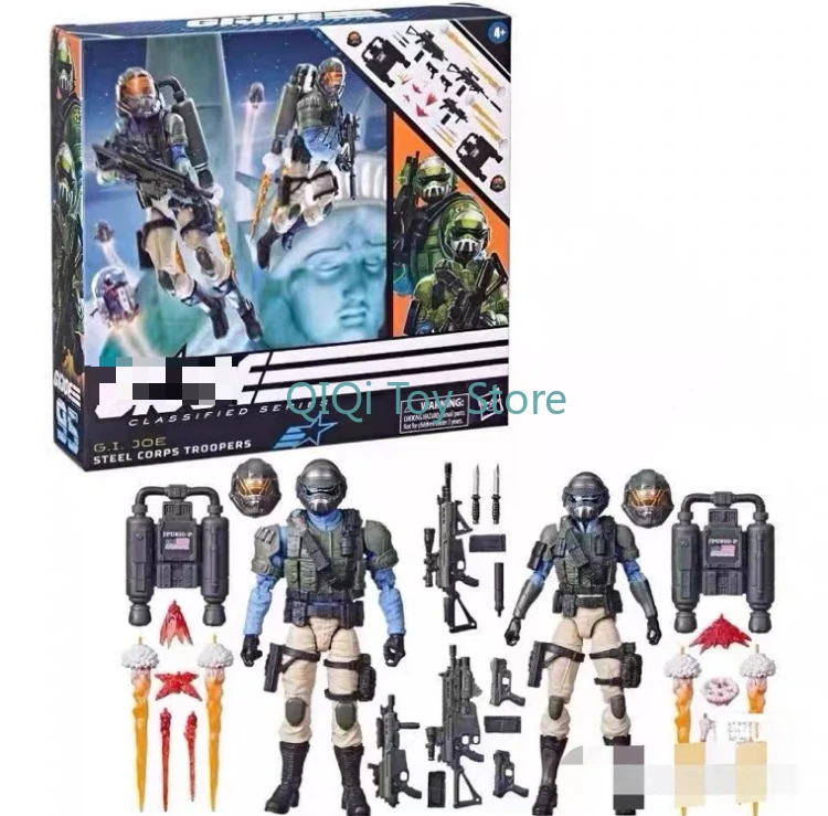 

Двойной набор Hasbro Steel Travel, новый и нераспечатанный. 6-дюймовая подвижная кукла, с различными аксессуарами и шлемами.