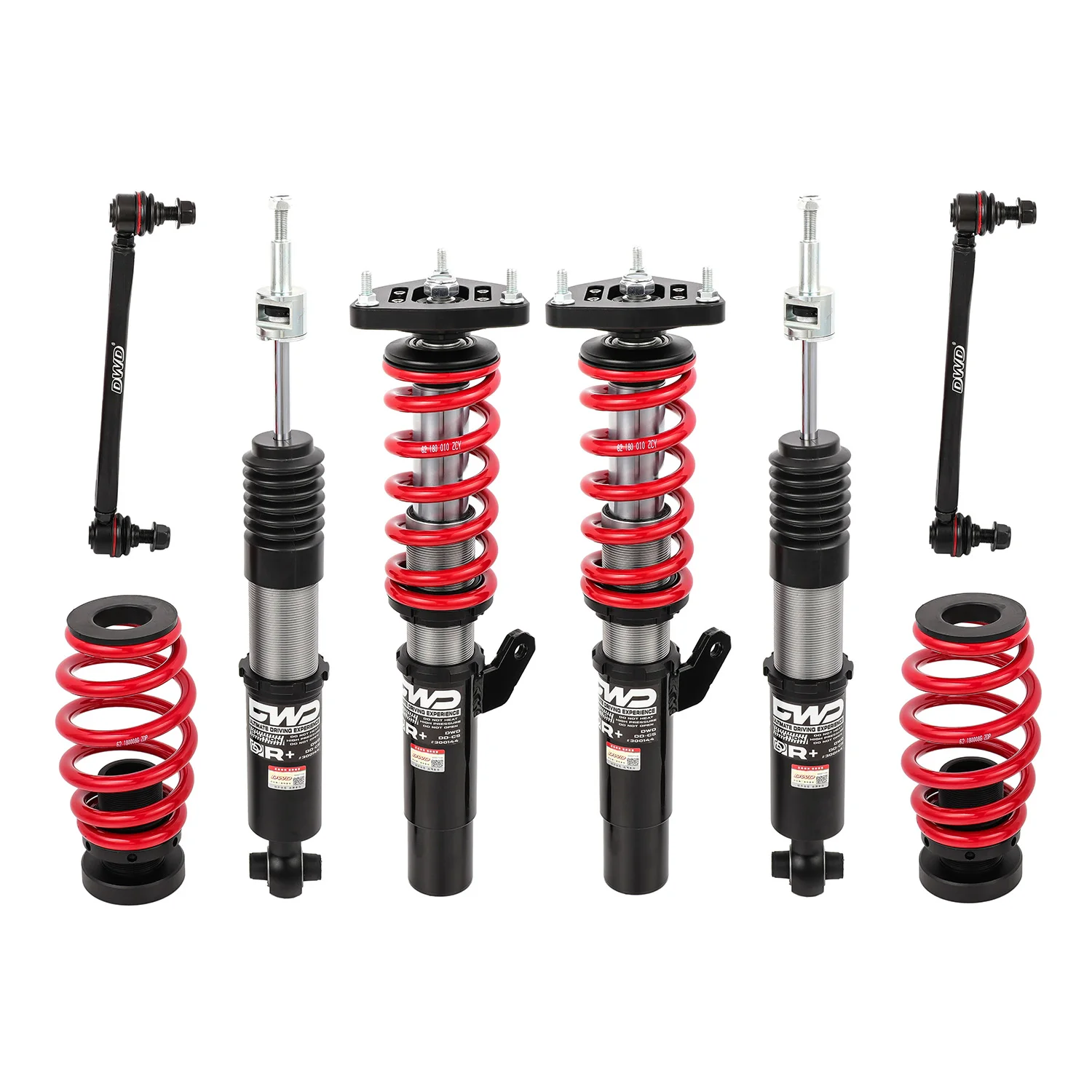 DWD DC-AUD006 Coilover Monotube Inverted Racing Shock Absorbers High Damping Force Car Suspension for Audi S3 3rd Gen 8V 13-20