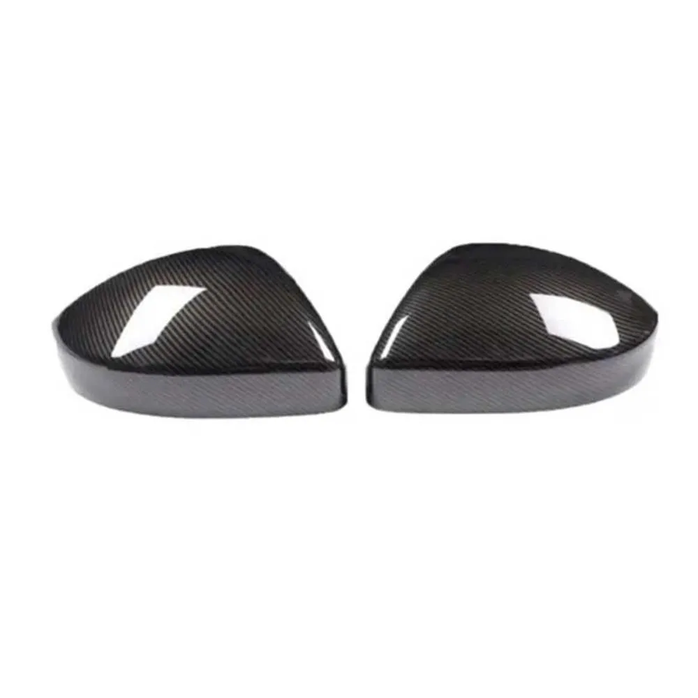 Car Upgrade Carbon Fiber Glossy Black Side Door Mirror Cover Trim For Jaguar Fpace F-Pace 2016 - 2025 Car Rearview Accessories - Image 4