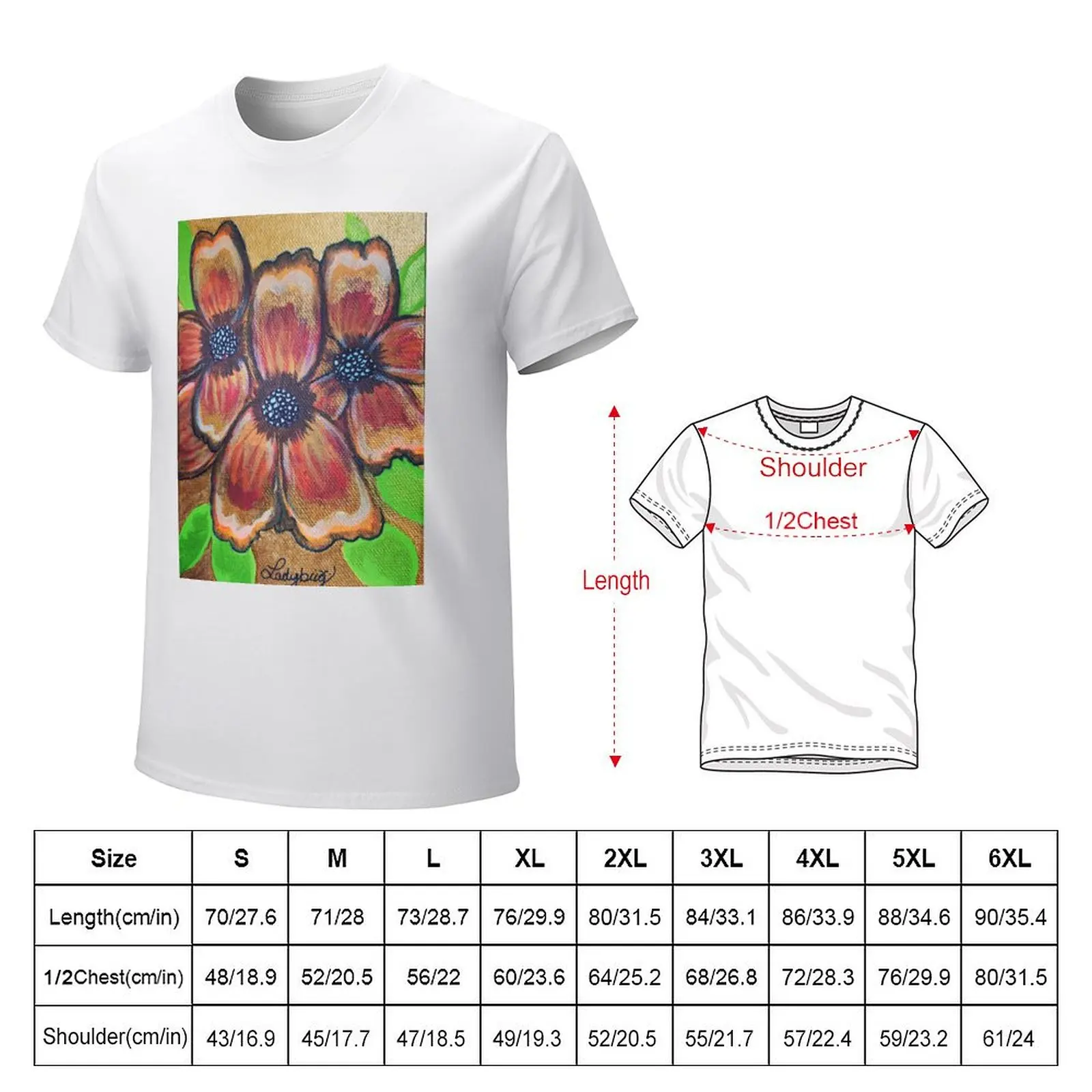 Fall Flowers T-Shirt animal prinfor boys customs design your own sports fans summer clothes fitted t shirts for men