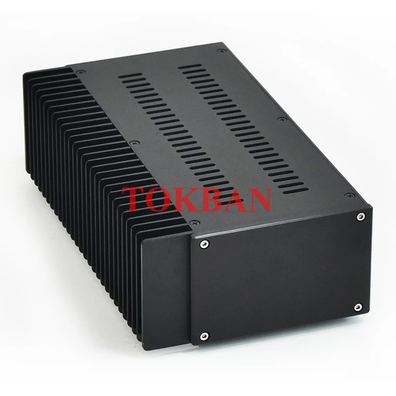 Tokban Audio 1809 175*90*309mm Aluminum Split Mono Amplifier Chassis Enclosure Single-side Radiator DIy Home Amp Case Shell