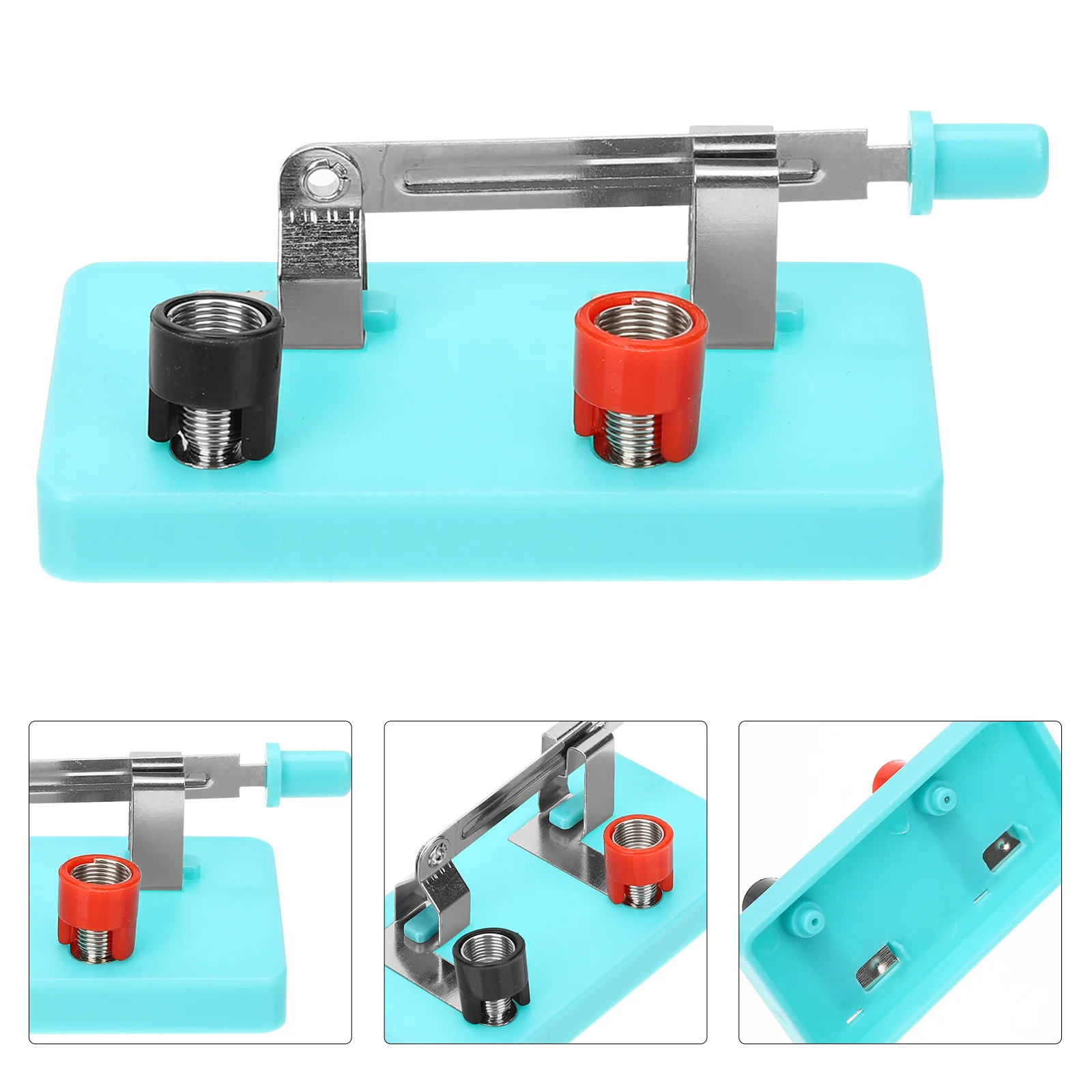 

4Pcs Single Pole Single Throw Knife Switch Physics Experiment Electrical Circuit Educational Spst Teaching Aid